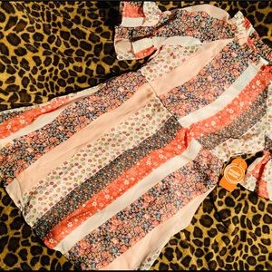 NWT Girls size 7-8 Wonder Nation Floral Dress